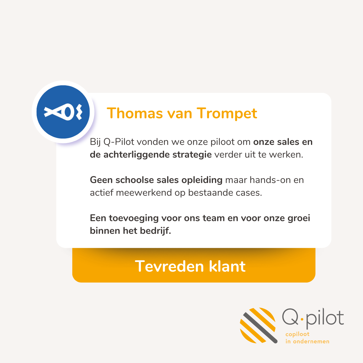 Q Pilot review trompet.be